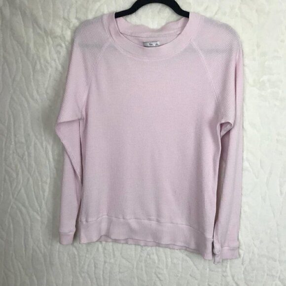 Aritzia  TNA Andrews Waffle Long-sleeve Thermal crew-neck, long-sleeve shirt  S - Picture 3 of 8